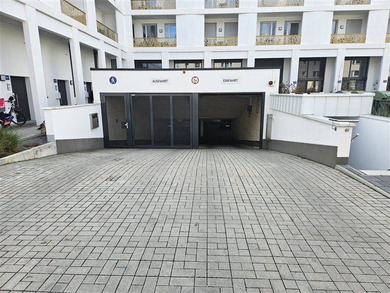 Zufahrt der Tiefgarage VIVO II in Regensburg